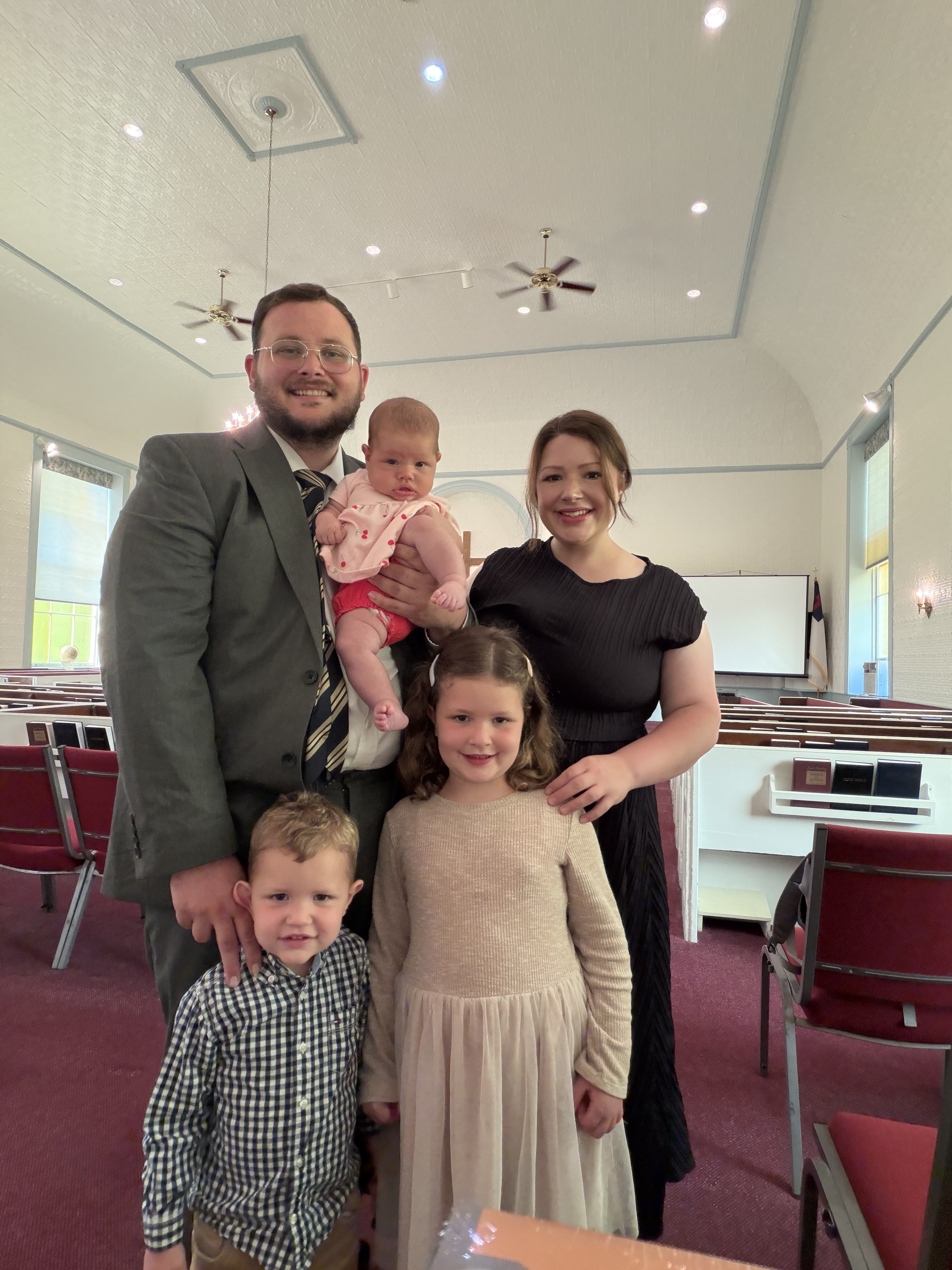 Pastor Wesley Allen with his family